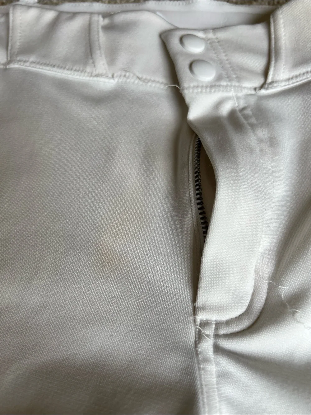 Nike Men’s White Baseball Pants with Black Stripe XS 2 pairs - Picture 9 of 16